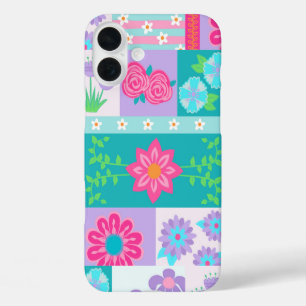 Coques iPhone 16 Plus Conception de fleurs vibrantes en fleurs