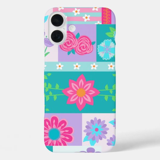 Coques Case-Mate iPhone Conception de fleurs vibrantes en fleurs (Verso)