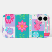 Coques Case-Mate iPhone Conception de fleurs vibrantes en fleurs (Verso (horizontal))