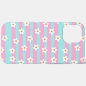 Coques Case-Mate iPhone Conception de fleurs vibrantes en fleurs (Verso (horizontal))