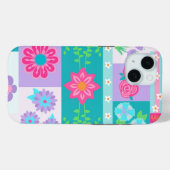 Coques Case-Mate iPhone Conception de fleurs vibrantes en fleurs (Verso (horizontal))