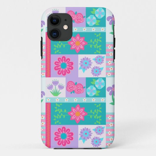 Coques Case-Mate iPhone Conception de fleurs vibrantes en fleurs (Dos)