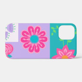 Coques Case-Mate iPhone Conception de fleurs vibrantes en fleurs (Verso (horizontal))