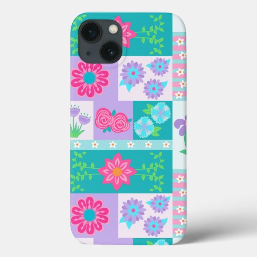 Coques Case-Mate iPhone Conception de fleurs vibrantes en fleurs (Verso)