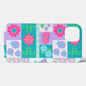 Coques Case-Mate iPhone Conception de fleurs vibrantes en fleurs (Verso (horizontal))