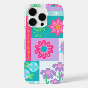 Coques iPhone 16 Pro Conception de fleurs vibrantes en fleurs