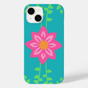 Coque Pour iPhone 14 Conception de fleurs vibrantes en fleurs