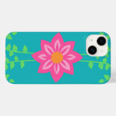 Coques Case-Mate iPhone Conception de fleurs vibrantes en fleurs (Verso (horizontal))