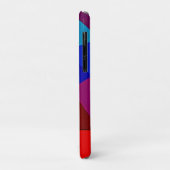 Coques Case-Mate iPhone Conception de flux géométrique abstrait vibrant (Dos/Gauche)