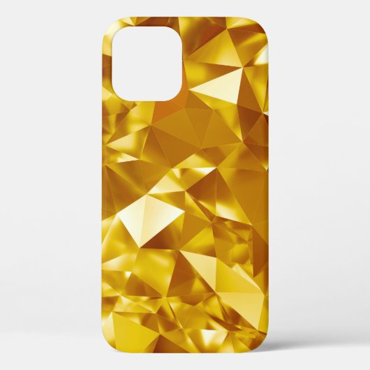 Coques Case-Mate iPhone Conception de fond métallique géométrique 3D (Verso)