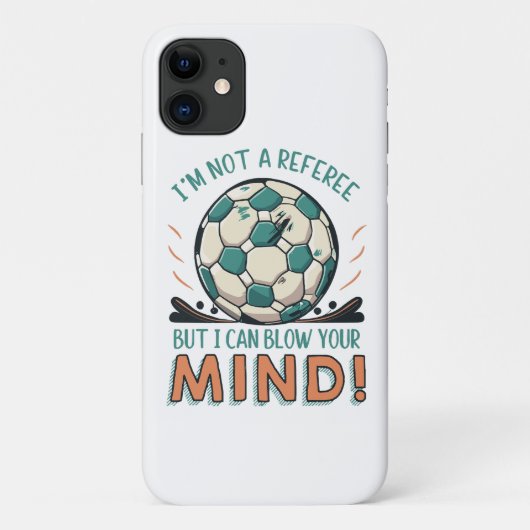 Coques Case-Mate iPhone Conception de football drôle (Dos)