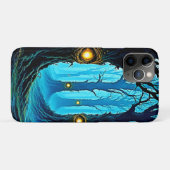 Coques Case-Mate iPhone Conception de forêt de l'oeil de fantasy sombre (Dos (Horizontal))