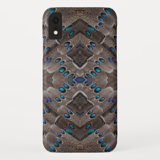 Coques Case-Mate iPhone Conception de fractale Plume de faisan (Dos)