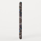Coques Case-Mate iPhone Conception de fractale Plume de faisan (Dos/Droite)