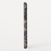 Coques Case-Mate iPhone Conception de fractale Plume de faisan (Dos/Gauche)