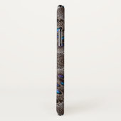 Coques Case-Mate iPhone Conception de fractale Plume de faisan (Dos/Droite)