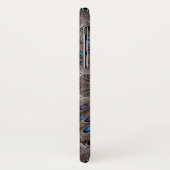 Coques Case-Mate iPhone Conception de fractale Plume de faisan (Dos/Gauche)