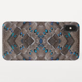 Coques Case-Mate iPhone Conception de fractale Plume de Faisan (Dos (Horizontal))