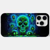 Coques Case-Mate iPhone Conception de graffiti à la lumière noire (Verso (horizontal))