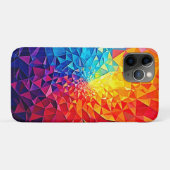 Coques Case-Mate iPhone Conception de grille numérique Chaos Prismatique (Dos (Horizontal))