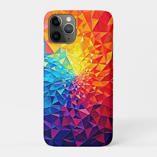 Coques Case-Mate iPhone Conception de grille numérique Chaos Prismatique (Dos)