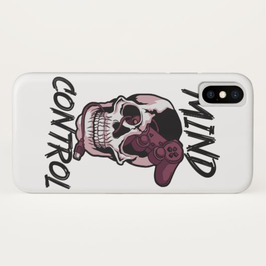 Coques Case-Mate iPhone Conception de jeux de contrôle mental (Dos (Horizontal))