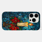 Coques Case-Mate iPhone Conception de la bougie de Noël (Verso (horizontal))