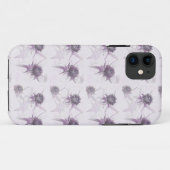 Coques Case-Mate iPhone Conception de la nature de chardon pourpre (Dos (Horizontal))