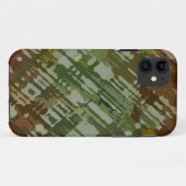 Coques Case-Mate iPhone Conception de la plaque - camouflage vert brun (Dos (Horizontal))