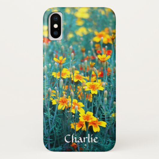 Coques Case-Mate iPhone Conception de la prairie de fleurs (Dos)