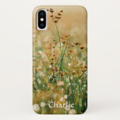 Coques Case-Mate iPhone Conception de la prairie de fleurs (Dos)