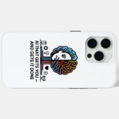 Coques Case-Mate iPhone Conception de la technologie du cerveau IA pour le (Verso (horizontal))