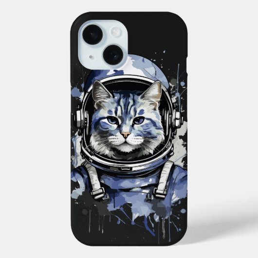 Coques Case-Mate iPhone Conception de l'astronaute bleu (Verso)