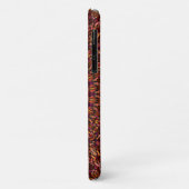 Coques Case-Mate iPhone Conception de mandala marron floral (Dos/Gauche)