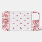 Coques Case-Mate iPhone Conception de marguerite rouge et blanche (Verso (horizontal))