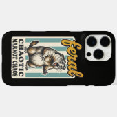 Coques Case-Mate iPhone Conception de mème de chaos de marmotte chaotique (Verso (horizontal))