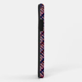 Coques Case-Mate iPhone Conception de mini tongs Abstraits (rose/rouge/mar (Dos/Droite)