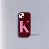 Coques Case-Mate iPhone Conception de monogramme initial personnalisé Merl