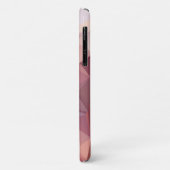 Coques Case-Mate iPhone Conception de Motif Abstrait Pyramide rose doux (Dos/Gauche)