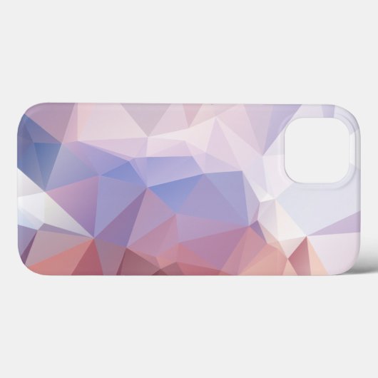 Coques Case-Mate iPhone Conception de Motif Abstrait Pyramide rose doux (Verso (horizontal))