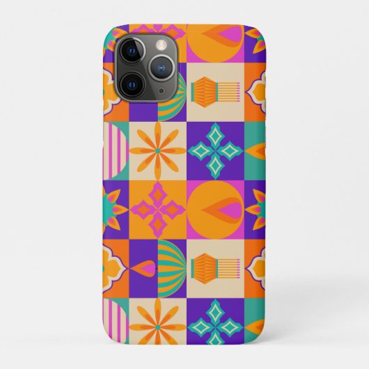Coques Case-Mate iPhone Conception de motif d'art folklorique indien – Tra (Dos)