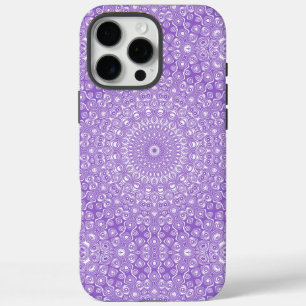 Coques iPhone 16 Pro Max Conception de motif de mandala améthyste