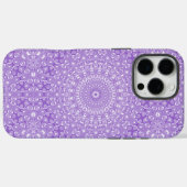 Coques Case-Mate iPhone Conception de motif de mandala améthyste (Verso (horizontal))