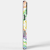 Coques Case-Mate iPhone Conception de motif de mandala arc-en-ciel (Verso / Droite)