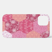 Coques Case-Mate iPhone Conception de Motif de Patchwork de style japonais (Verso (horizontal))