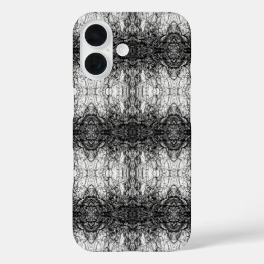 Coques Case-Mate iPhone Conception de motif de photo en noir et blanc d'éc (Verso)