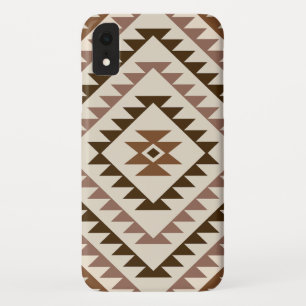 Case-Mate iPhone Case Conception de motif diamant aztéque marron+crème