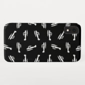 Coques Case-Mate iPhone Conception de motif d'impression de silhouettes (Dos (Horizontal))