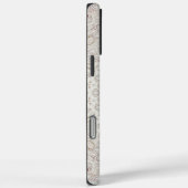 Coques Case-Mate iPhone Conception de motif mandala beige et taupe (Verso / Droite)