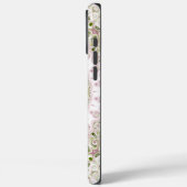 Coques Case-Mate iPhone Conception de motif mandala floral rose et vert (Verso / Gauche)